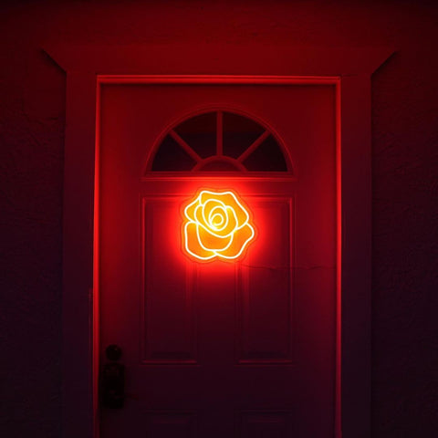 Red Rose LED Neon