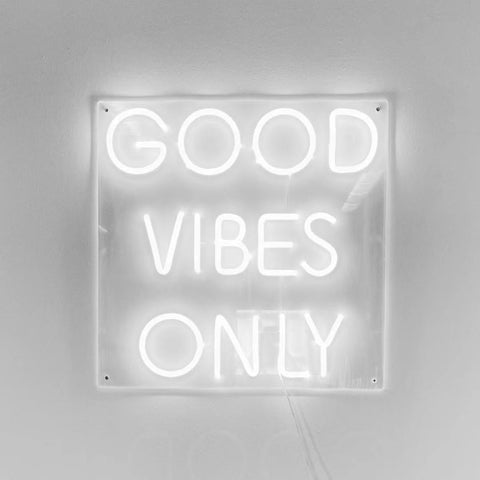 Good Vibes Only LED Neon Sign