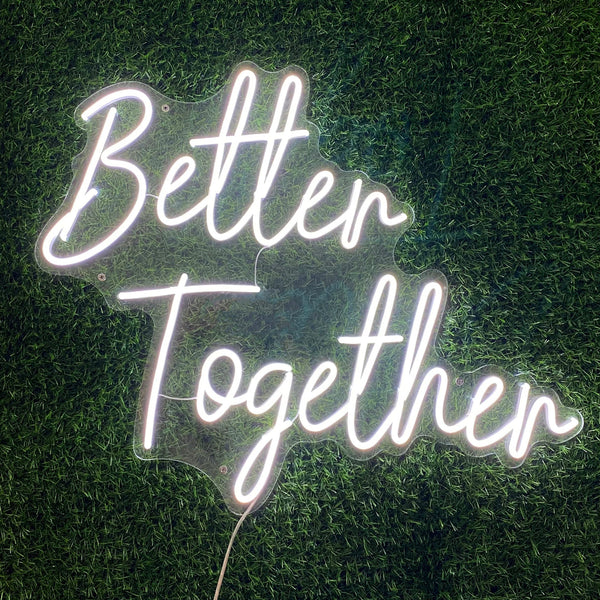LED ネオンサインライト Better Together Looklight Better Together Neon Sign,Neon Light for Wall