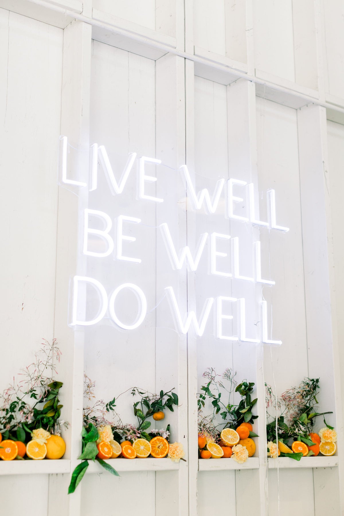LIVE WELL BE WELL DO WELL