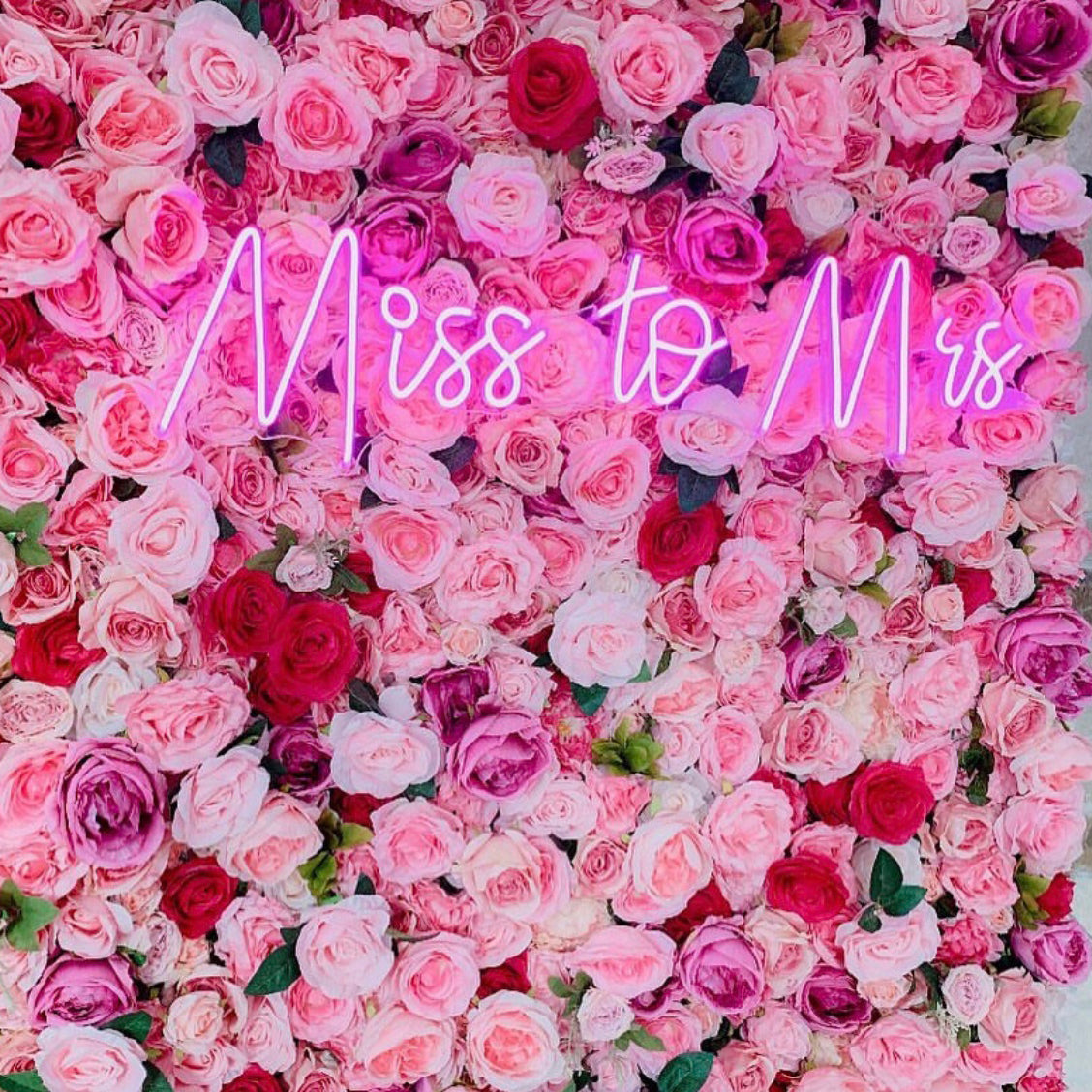 Miss to Mrs LED Neon Sign