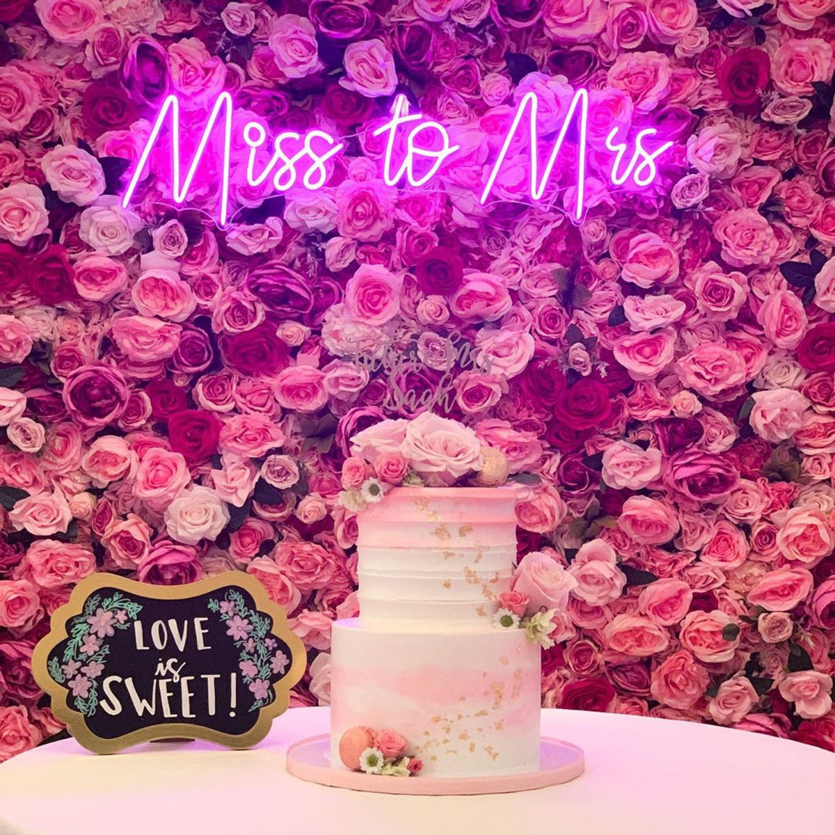 Miss to Mrs LED Neon Sign