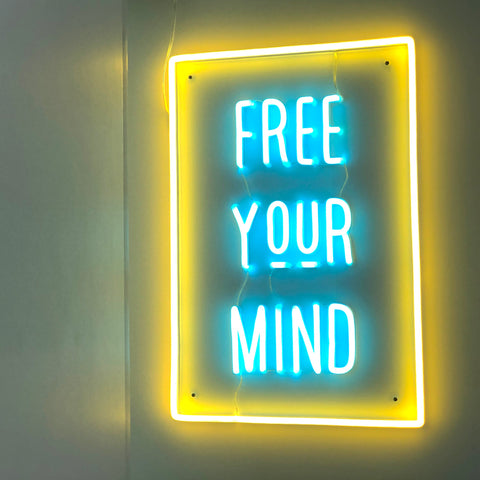 FREE YOUR MIND LED Neon Sign