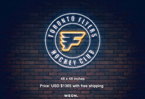 Custom Neon Sign ( Toronto Flyers )