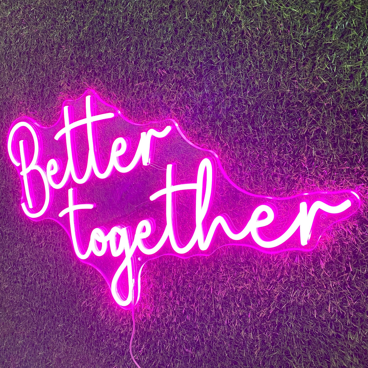 Better Together LED Neon Sign (Pink)