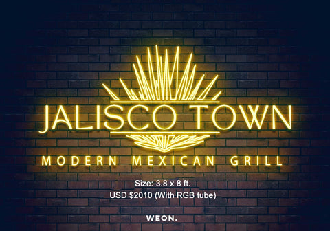 Custom Neon Sign ( Jalisco Town ll )